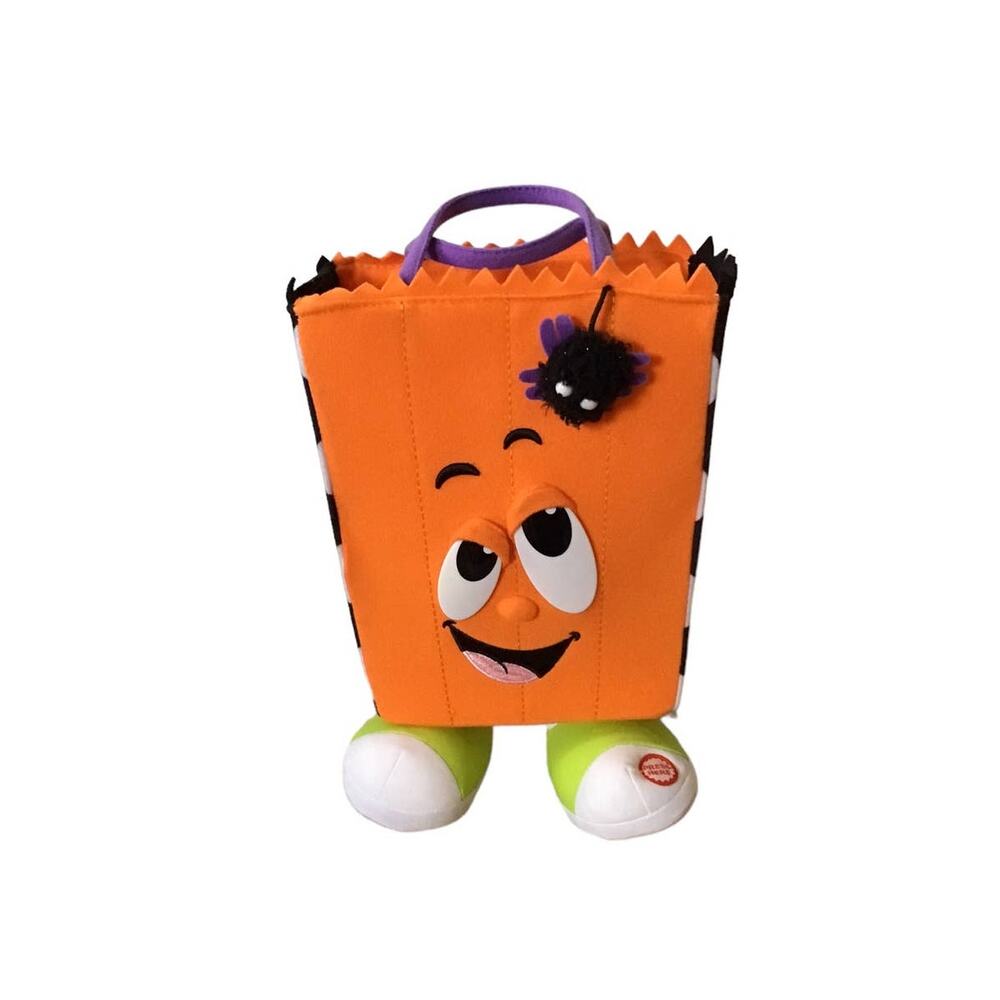 Hallmark Halloween Animated Toe Tappin Trick or Treat Talking Bag